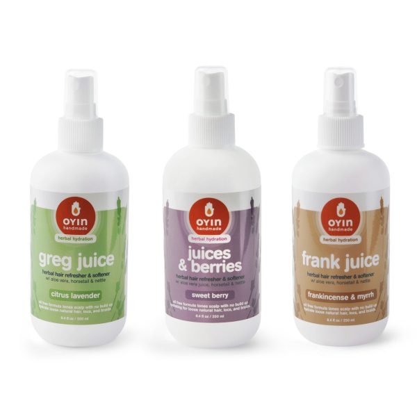 "The Juices" ~ hydrating herbal leave-ins "The Juices" ~ hydrating herbal leave-ins